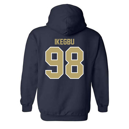 UC Davis - NCAA Football : Ike Ikegbu - Classic Fashion Shersey Hooded Sweatshirt-1