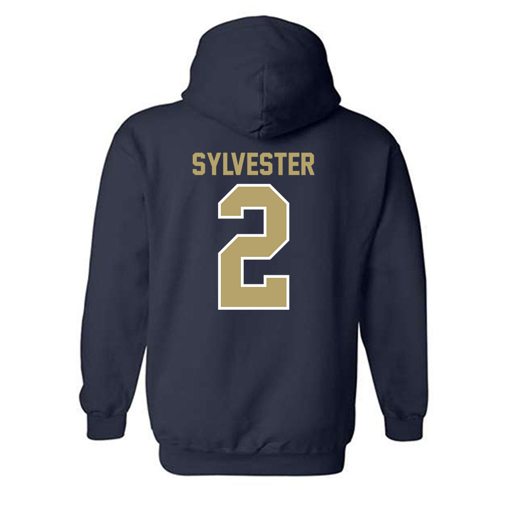 UC Davis - NCAA Football : Chauncey Sylvester - Classic Fashion Shersey Hooded Sweatshirt-1