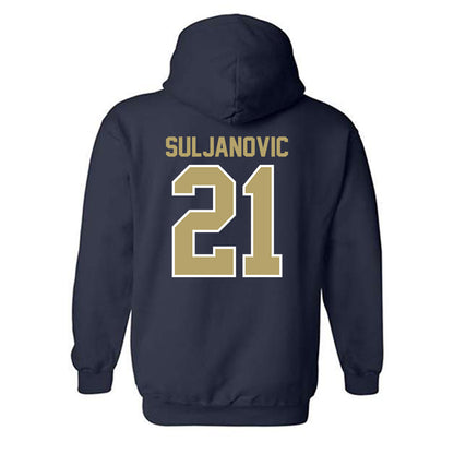UC Davis - NCAA Men's Basketball : Omer Suljanovic - Classic Fashion Shersey Hooded Sweatshirt-1