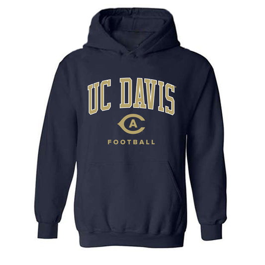 UC Davis - NCAA Football : Koen Parnell - Classic Fashion Shersey Hooded Sweatshirt-0