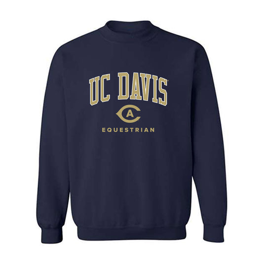 UC Davis - NCAA Equestrian : Lola Sullivan - Classic Fashion Shersey Crewneck Sweatshirt-0