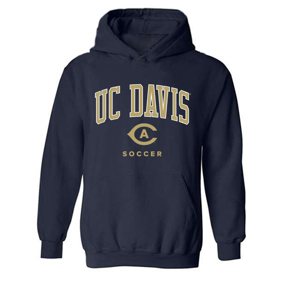 UC Davis - NCAA Women's Soccer : Sydnie Fong - Classic Fashion Shersey Hooded Sweatshirt-0