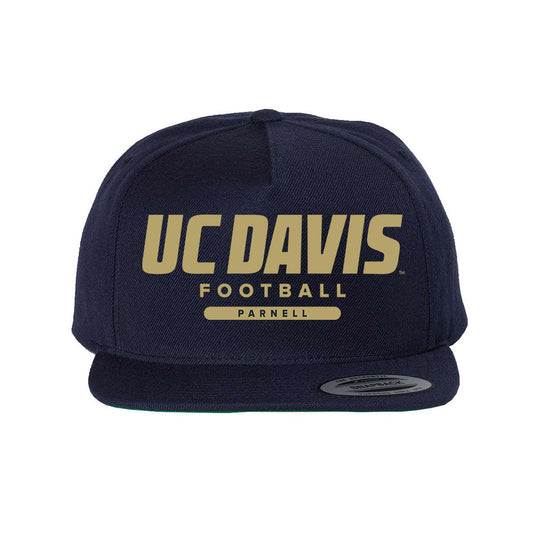 UC Davis - NCAA Football : Koen Parnell - Snapback Hat-0