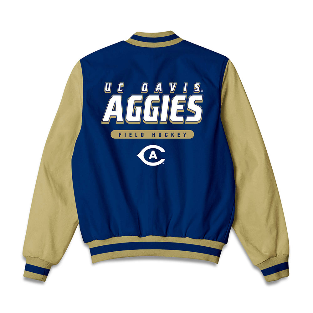 UC Davis - NCAA Women's Field Hockey : Mia Edwards - Bomber Jacket-1