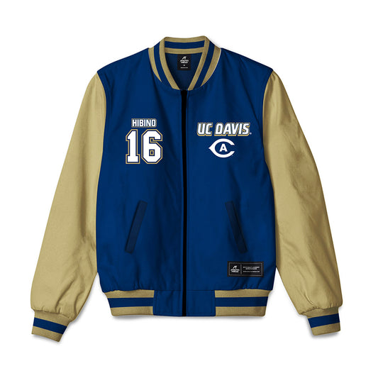 UC Davis - NCAA Women's Volleyball : Brooke Hibino - Bomber Jacket-0