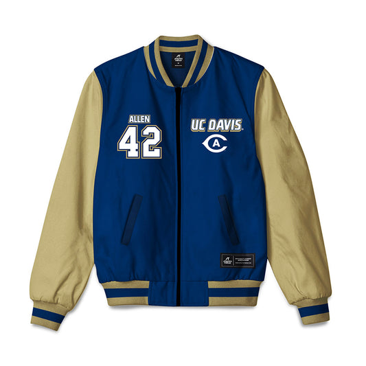 UC Davis - NCAA Football : Charlie Allen - Bomber Jacket-0