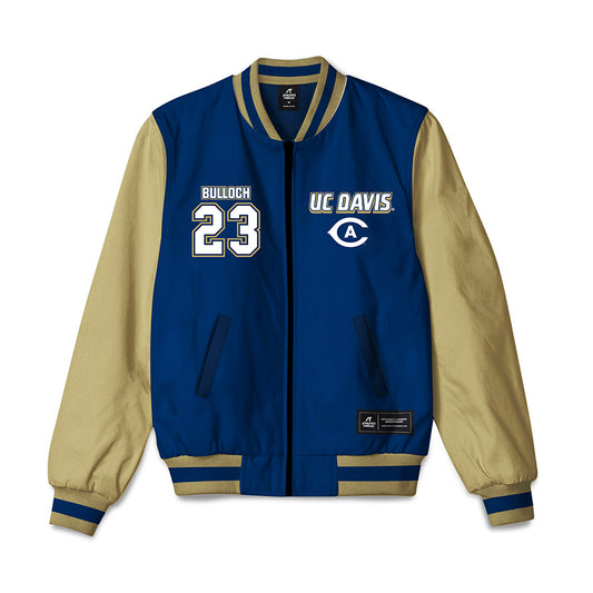 UC Davis - NCAA Men's Soccer : Michael Bulloch - Bomber Jacket-0