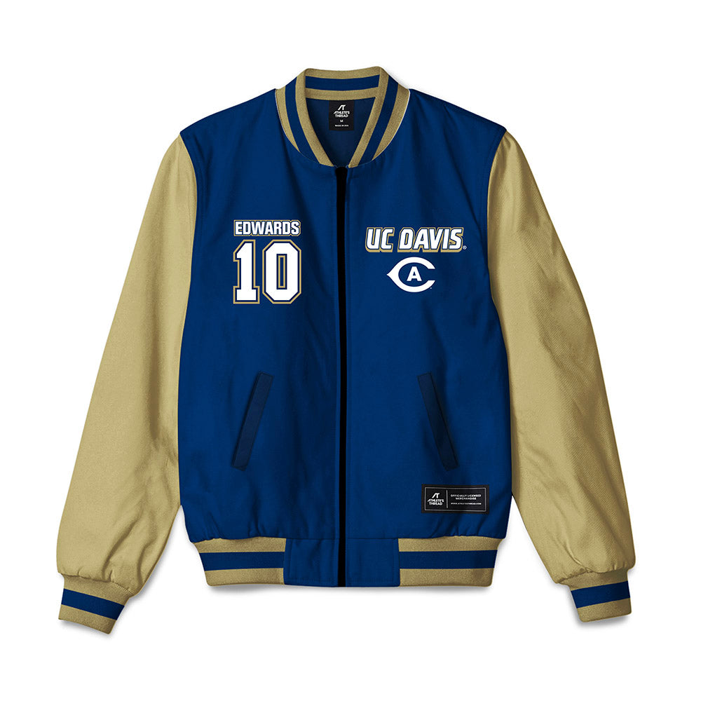 UC Davis - NCAA Women's Field Hockey : Mia Edwards - Bomber Jacket-0