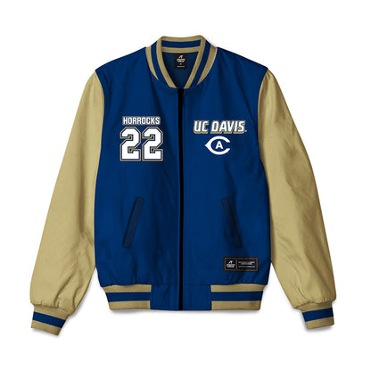 UC Davis - NCAA Women's Lacrosse : Ava Horrocks - Bomber Jacket-0