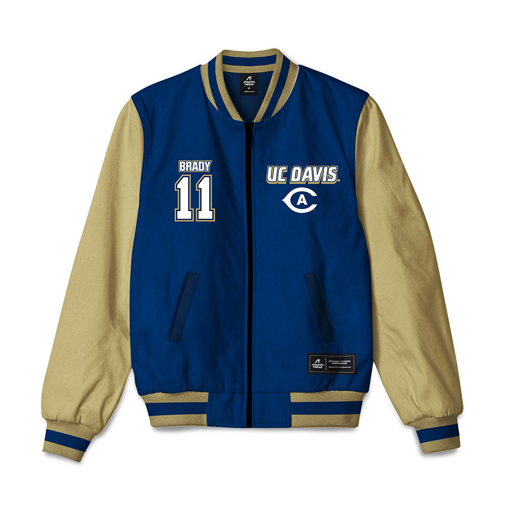 UC Davis - NCAA Softball : Keira Brady - Bomber Jacket-0