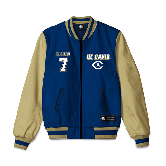 UC Davis - NCAA Softball : Claire Shelton - Bomber Jacket-0