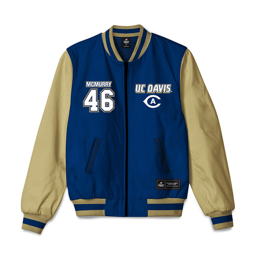 UC Davis - NCAA Football : Tristan McMurry - Bomber Jacket-0