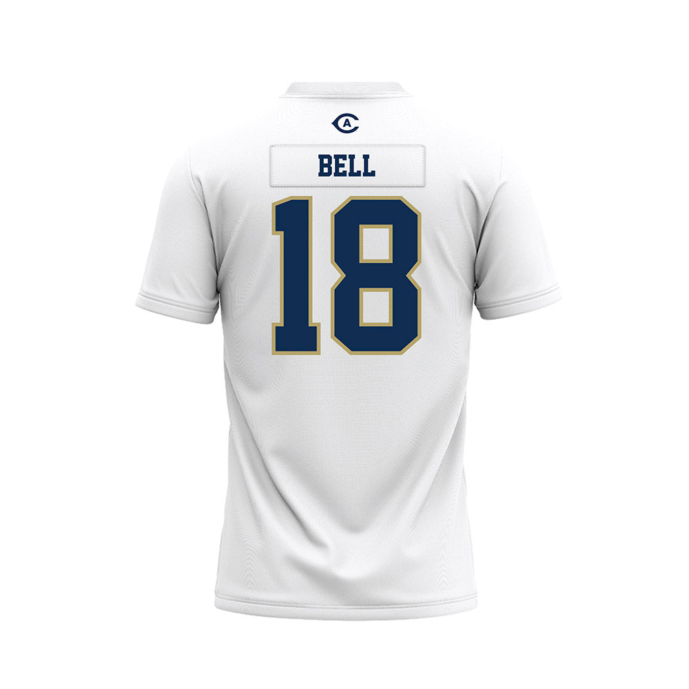 UC Davis - NCAA Football : Marquis Bell - White Premium Football Jersey-1