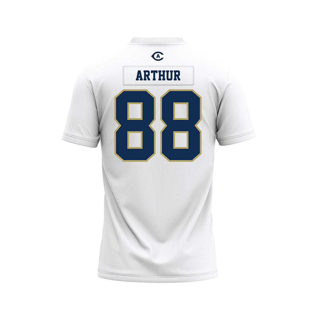 UC Davis - NCAA Football : Greer Arthur - White Premium Football Jersey-1