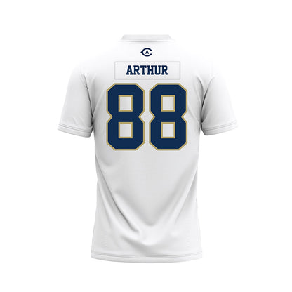 UC Davis - NCAA Football : Greer Arthur - White Premium Football Jersey-1