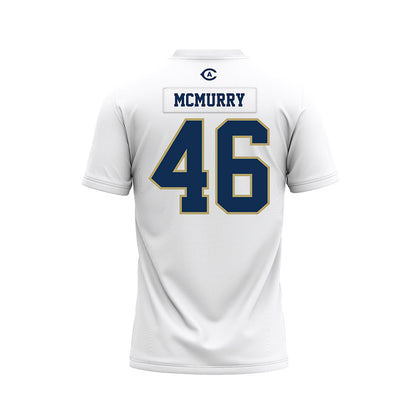 UC Davis - NCAA Football : Tristan McMurry - White Premium Football Jersey-1