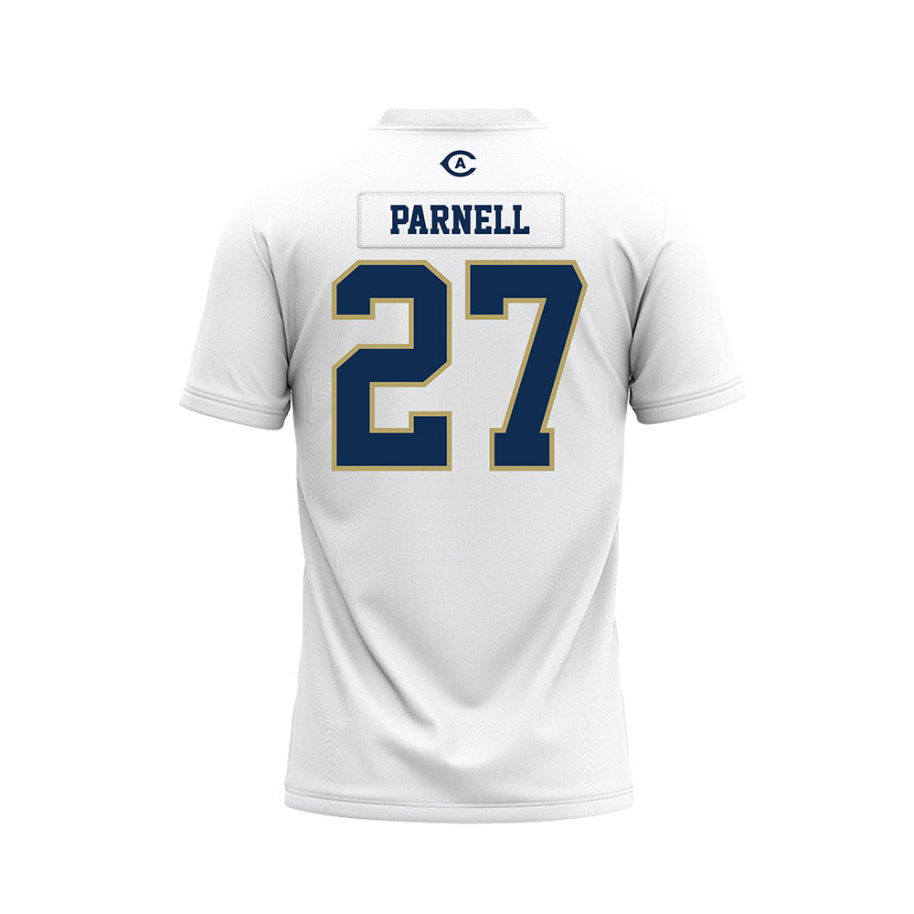 UC Davis - NCAA Football : Koen Parnell - White Premium Football Jersey-1