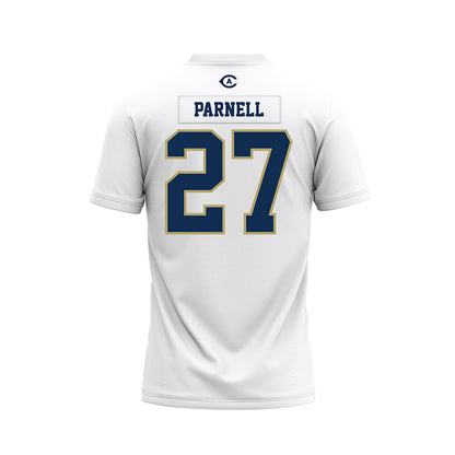 UC Davis - NCAA Football : Koen Parnell - White Premium Football Jersey-1