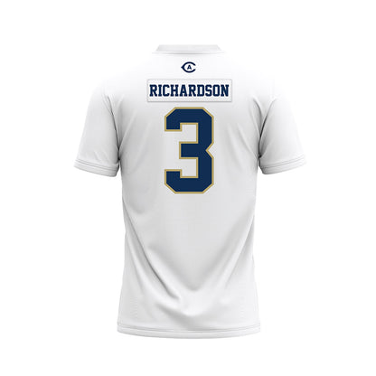 UC Davis - NCAA Football : Ty Richardson - White Premium Football Jersey-1