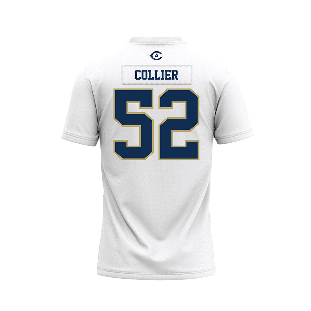 UC Davis - NCAA Football : Zaire Collier - White Premium Football Jersey-1