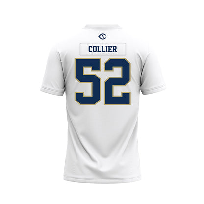 UC Davis - NCAA Football : Zaire Collier - White Premium Football Jersey-1