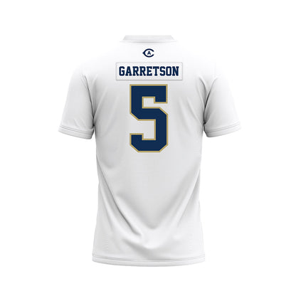 UC Davis - NCAA Football : Grant Garretson - White Premium Football Jersey-1
