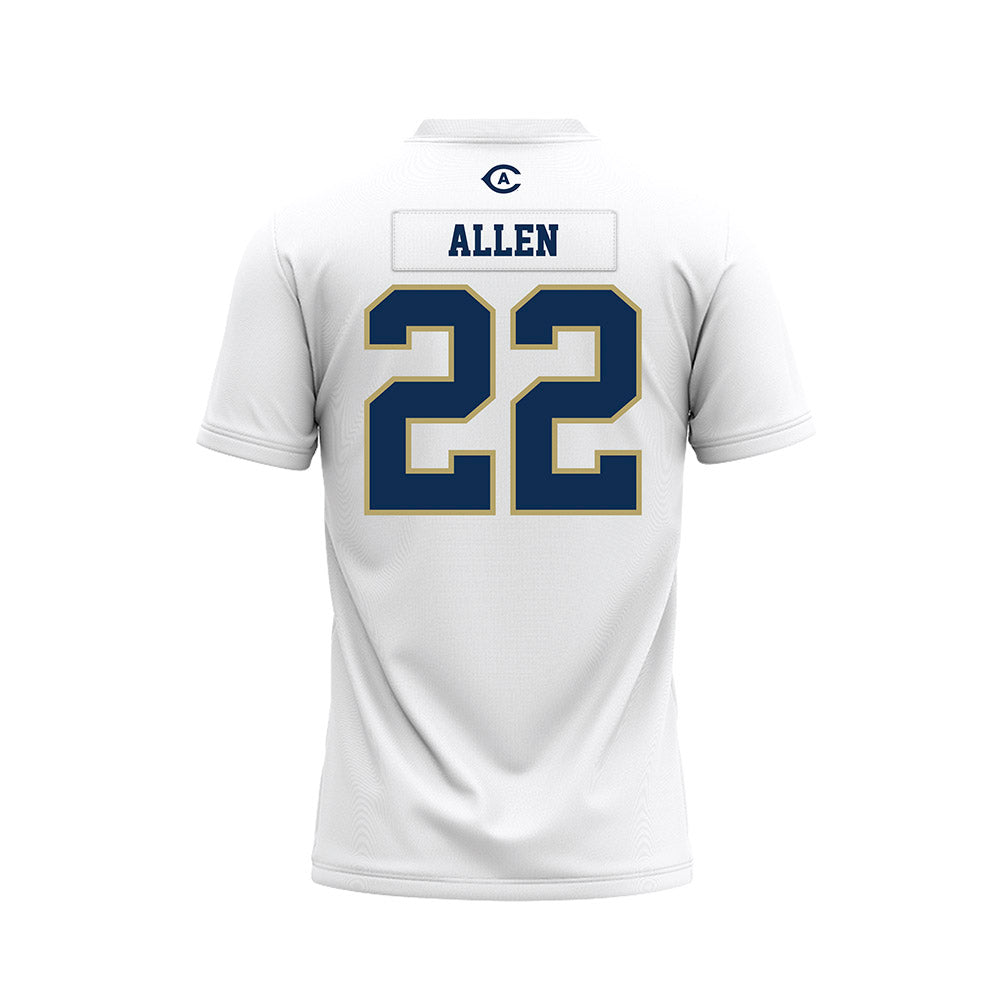 UC Davis - NCAA Football : Charlie Allen - White Premium Football Jersey-1