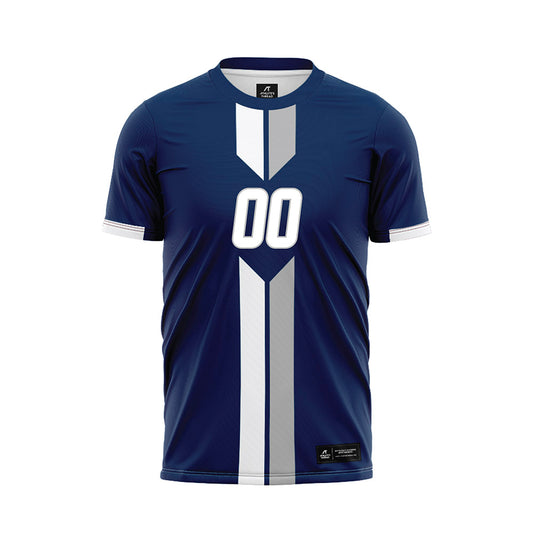 UC Davis - NCAA Men's Soccer : Mekhai Wilson - Blue Soccer Jersey-0