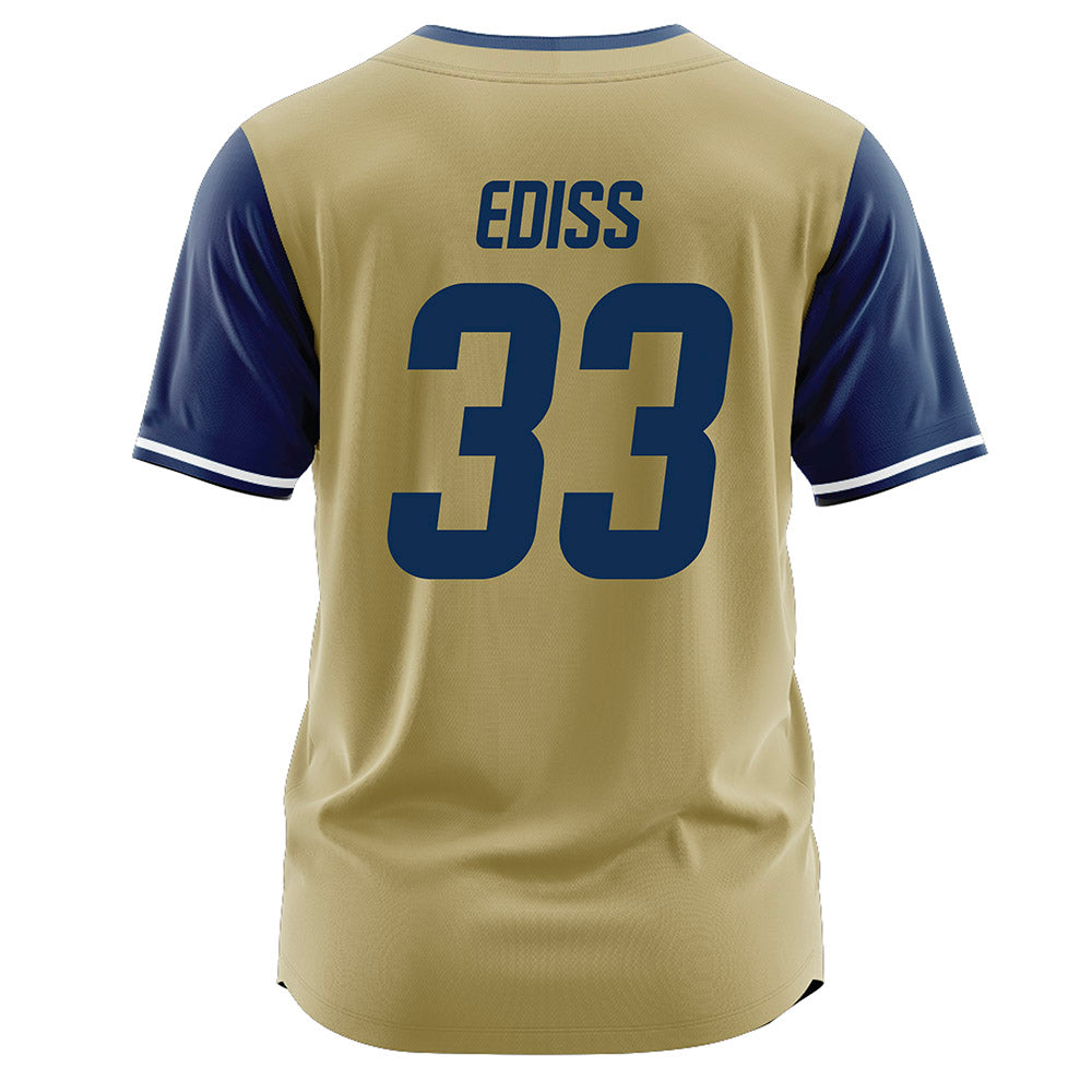 UC Davis - NCAA Softball : Ellena Ediss - Gold Jersey-1
