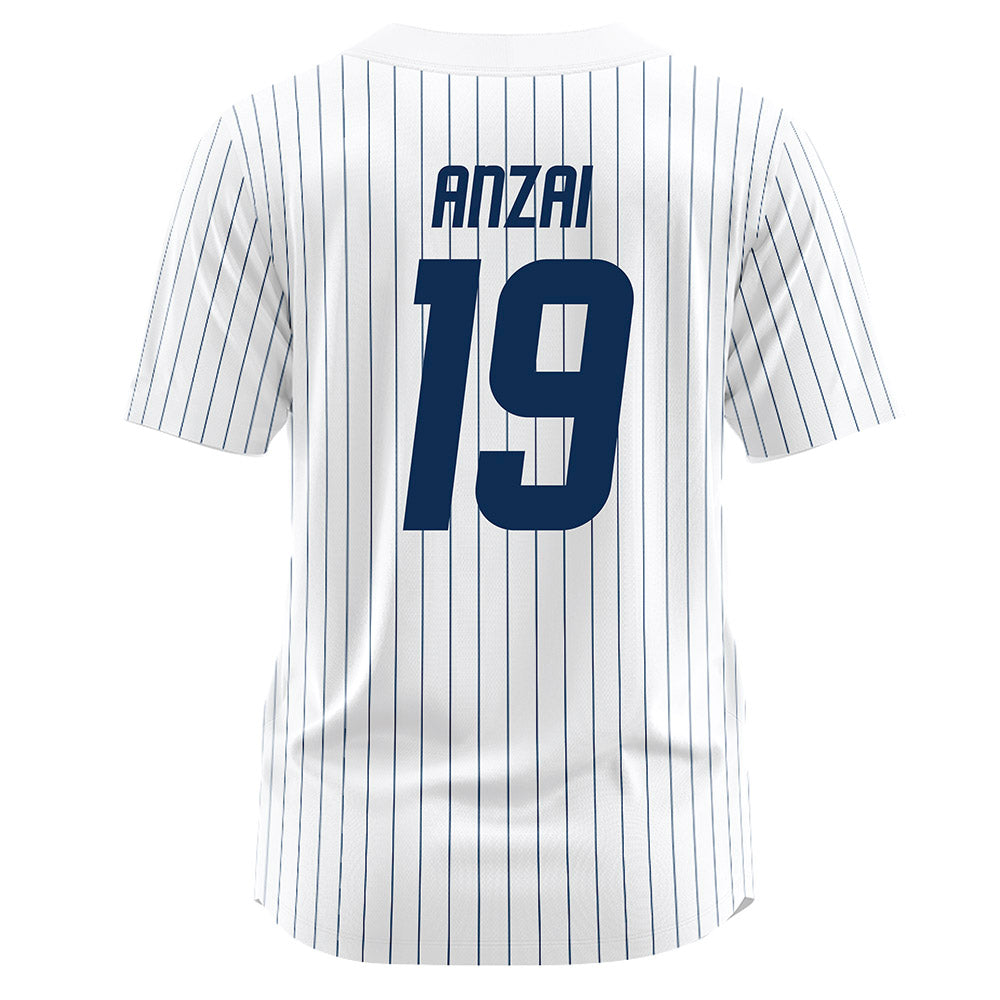 UC Davis - NCAA Baseball : Keenan Anzai - White Jersey-1