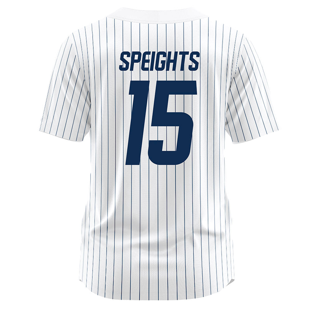 UC Davis - NCAA Baseball : Carter Speights - White Jersey-1
