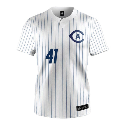 UC Davis - NCAA Baseball : Eli Solem - White Jersey-0