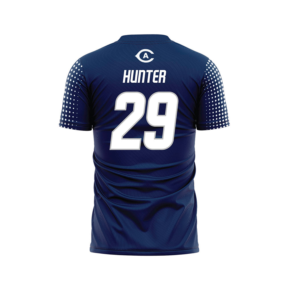 UC Davis - NCAA Women's Soccer : Abella Hunter - Blue Soccer Jersey