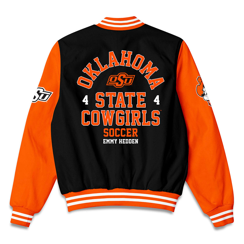 Oklahoma State - NCAA Women's Soccer : Emmy Hedden - Bomber Jacket-1