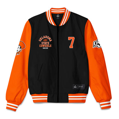 Oklahoma State - NCAA Women's Soccer : Sherline King - Bomber Jacket-0