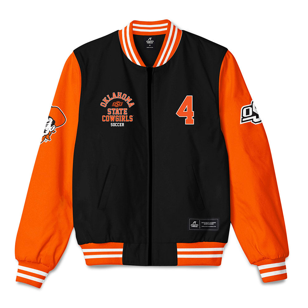 Oklahoma State - NCAA Women's Soccer : Emmy Hedden - Bomber Jacket-0