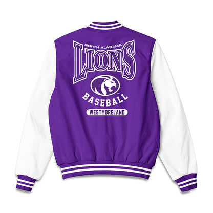 North Alabama - NCAA Baseball : Jackson Westmoreland - Bomber Jacket-1