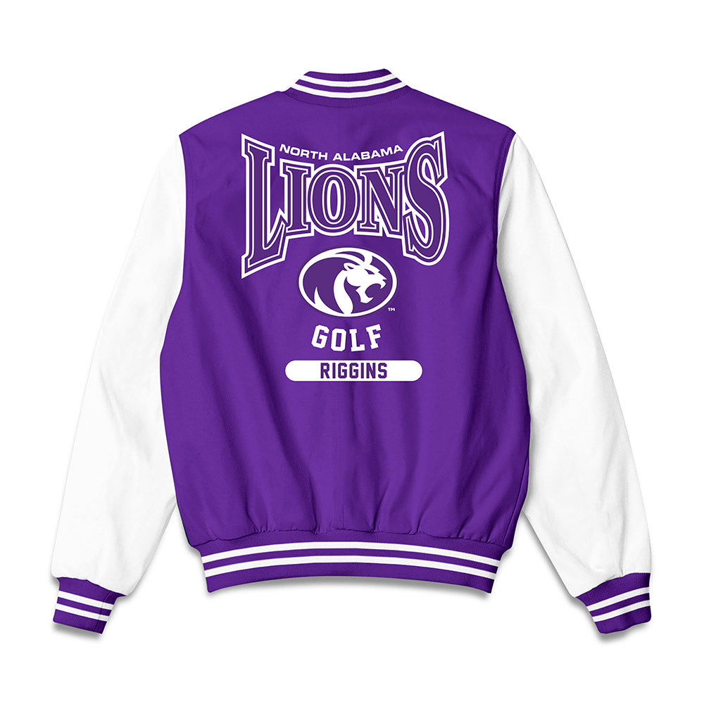 North Alabama - NCAA Women's Golf : Kiersten Riggins - Bomber Jacket-1