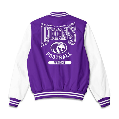 North Alabama - NCAA Football : Collin Wright - Bomber Jacket-1