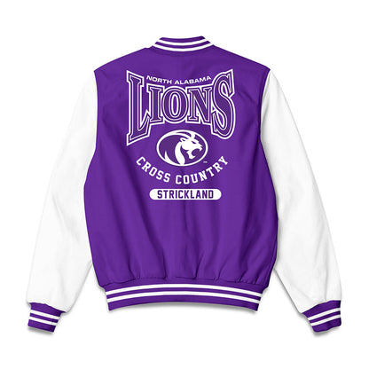 North Alabama - NCAA Men's Cross Country : Brady Strickland - Bomber Jacket-1