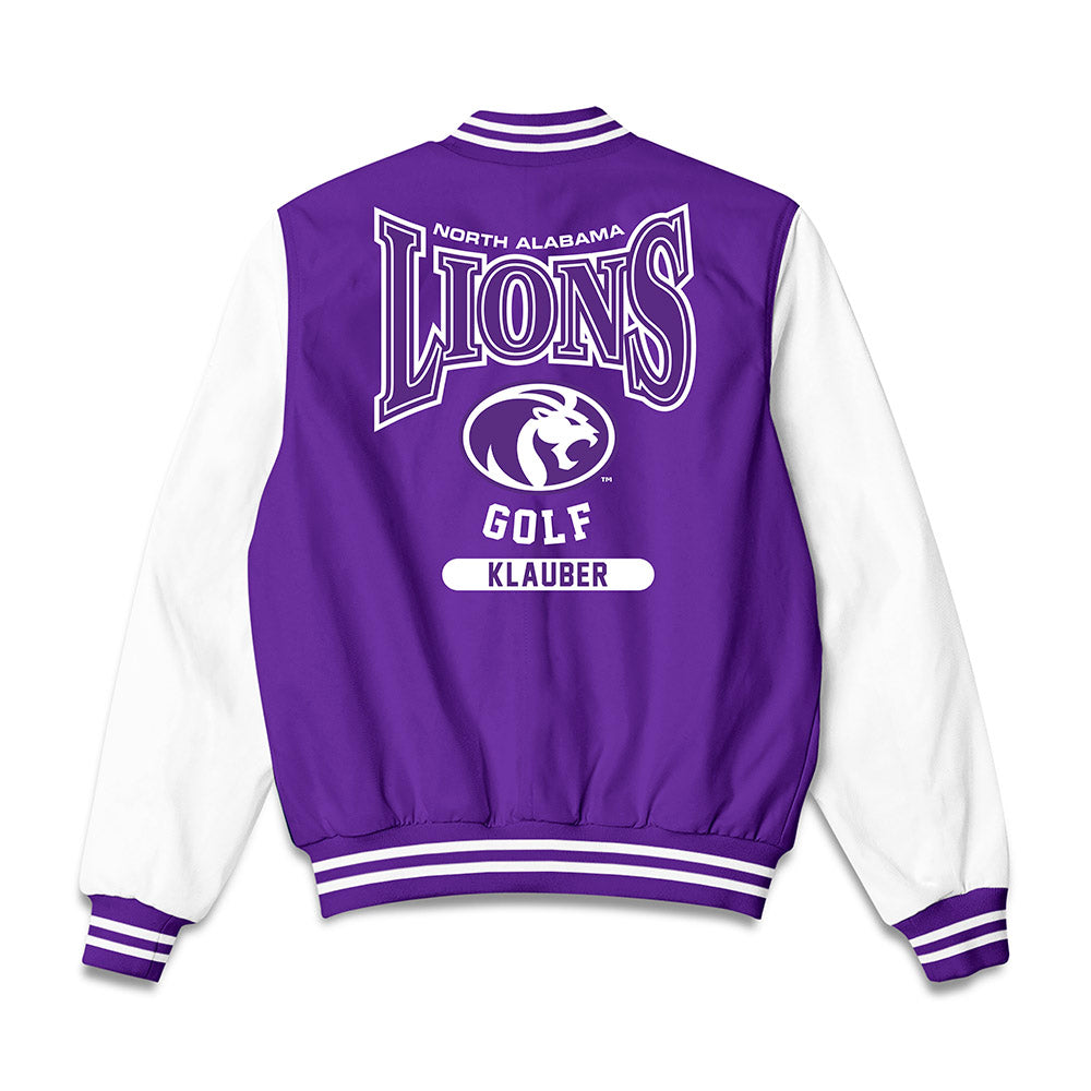North Alabama - NCAA Women's Golf : Kerigan Klauber - Bomber Jacket-1