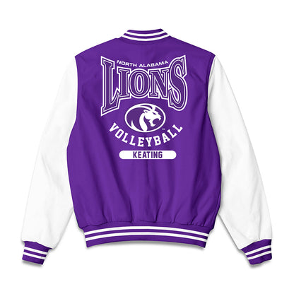 North Alabama - NCAA Women's Volleyball : Martha Keating - Bomber Jacket-1