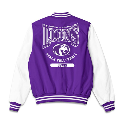 North Alabama - NCAA Beach Volleyball : Sarah Larkin Lewis - Bomber Jacket