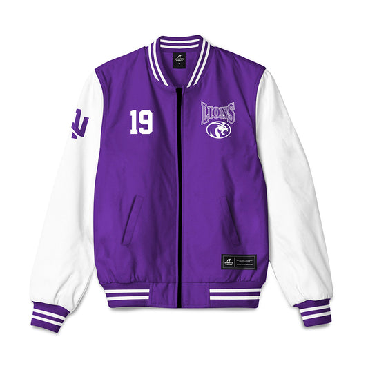 North Alabama - NCAA Baseball : Kelly Crumpton - Bomber Jacket-0