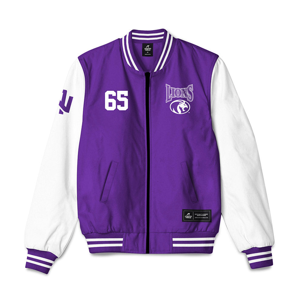 North Alabama - NCAA Football : Collin Wright - Bomber Jacket-0