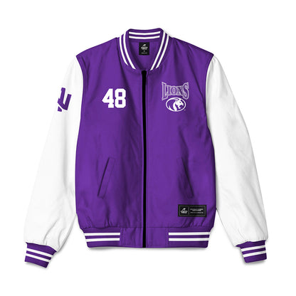 North Alabama - NCAA Baseball : Gavin Oswald - Bomber Jacket-0