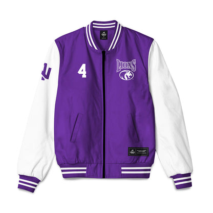 North Alabama - NCAA Football : Noah Gregg - Bomber Jacket-0