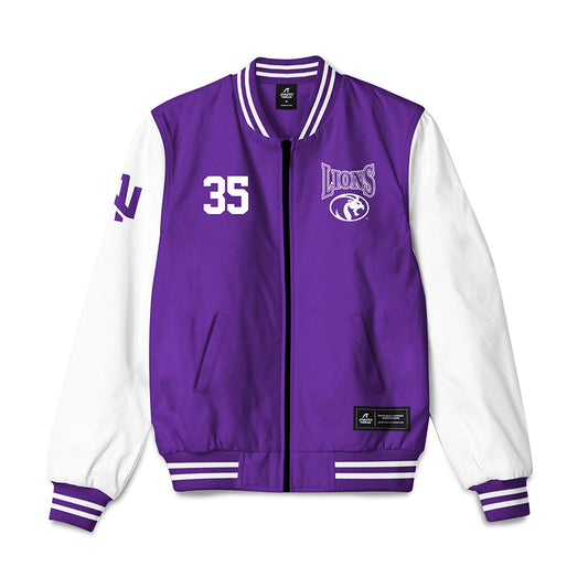 North Alabama - NCAA Baseball : Matthew Delgado - Bomber Jacket-0