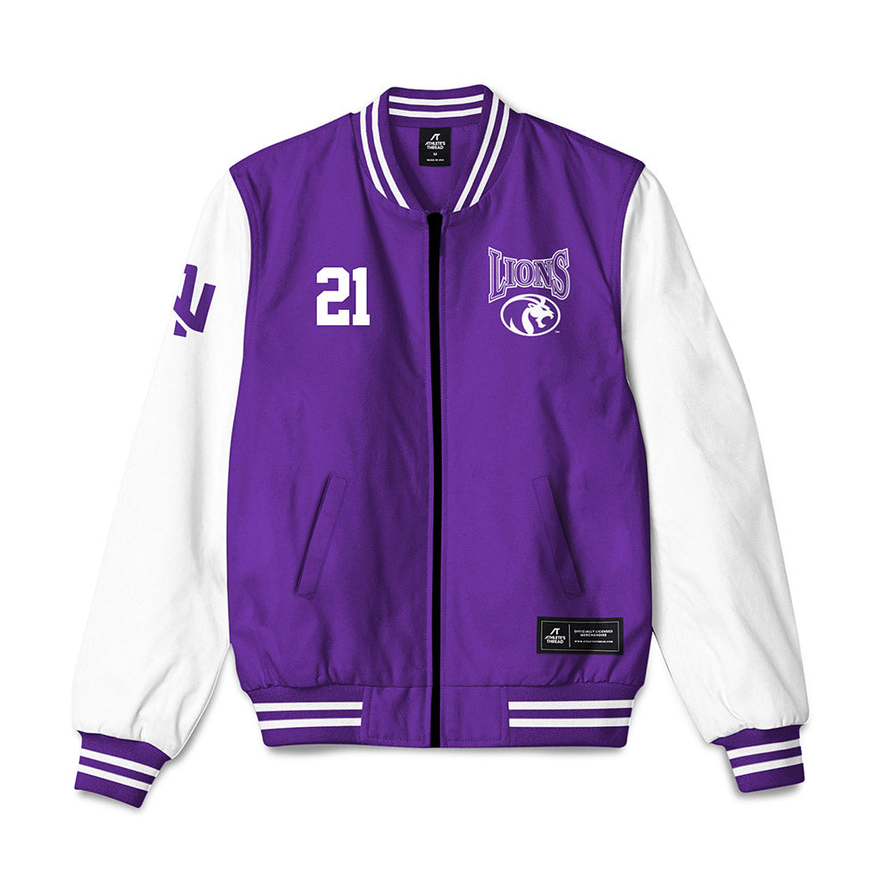 North Alabama - NCAA Softball : Emma Kate Wright - Bomber Jacket