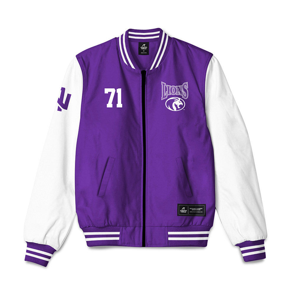 North Alabama - NCAA Football : Noah Bolticoff - Bomber Jacket-0